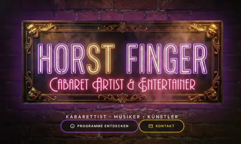 Horst Finger Website
